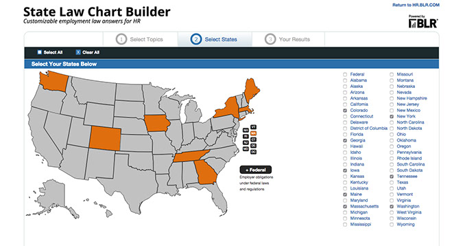 Compare state employment laws and regulations instantly